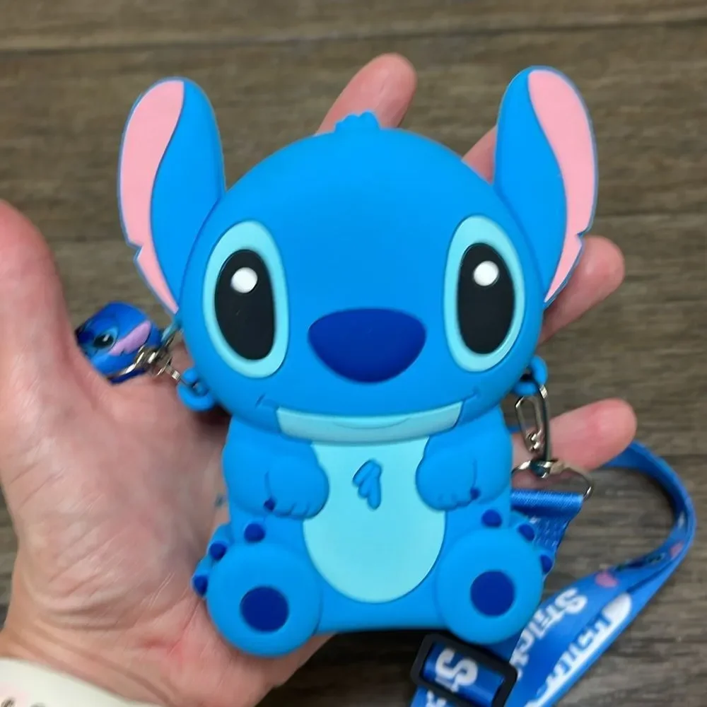 Anime Lilo & Stitch Silicone Crossbody Bag Cartoon Character